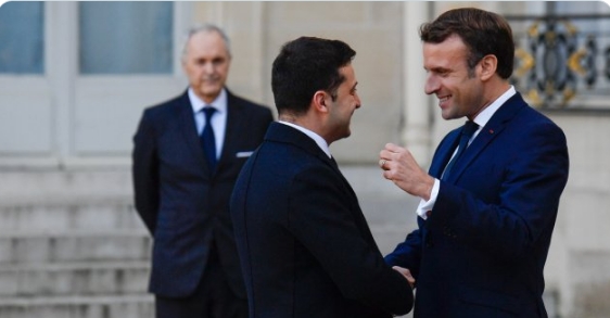 Зеленский, Путин, Меркель и Макрон: кто был испуган больше всех (фото)